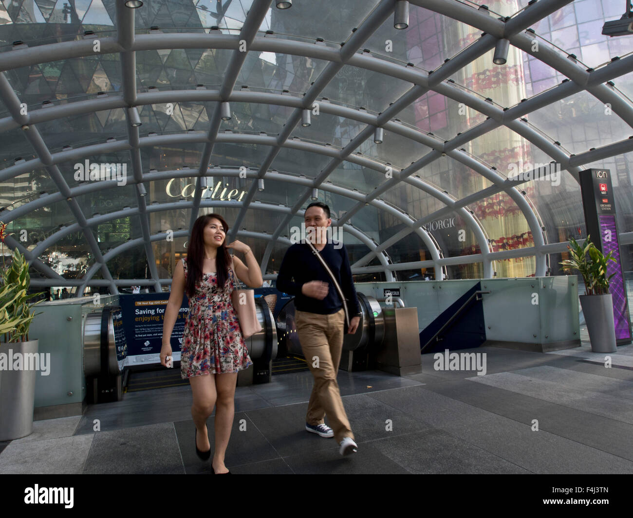 Orchard Road Luxus-shopping-Straße in Singapur, Südostasien, Asien Stockfoto