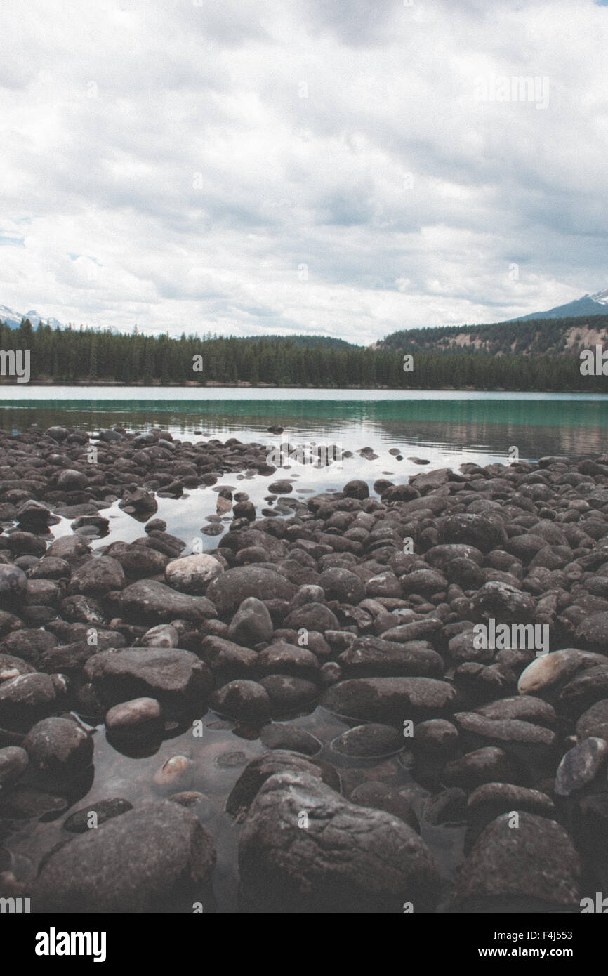 Schöne Reisebilder von Jasper, Kanada Stockfoto