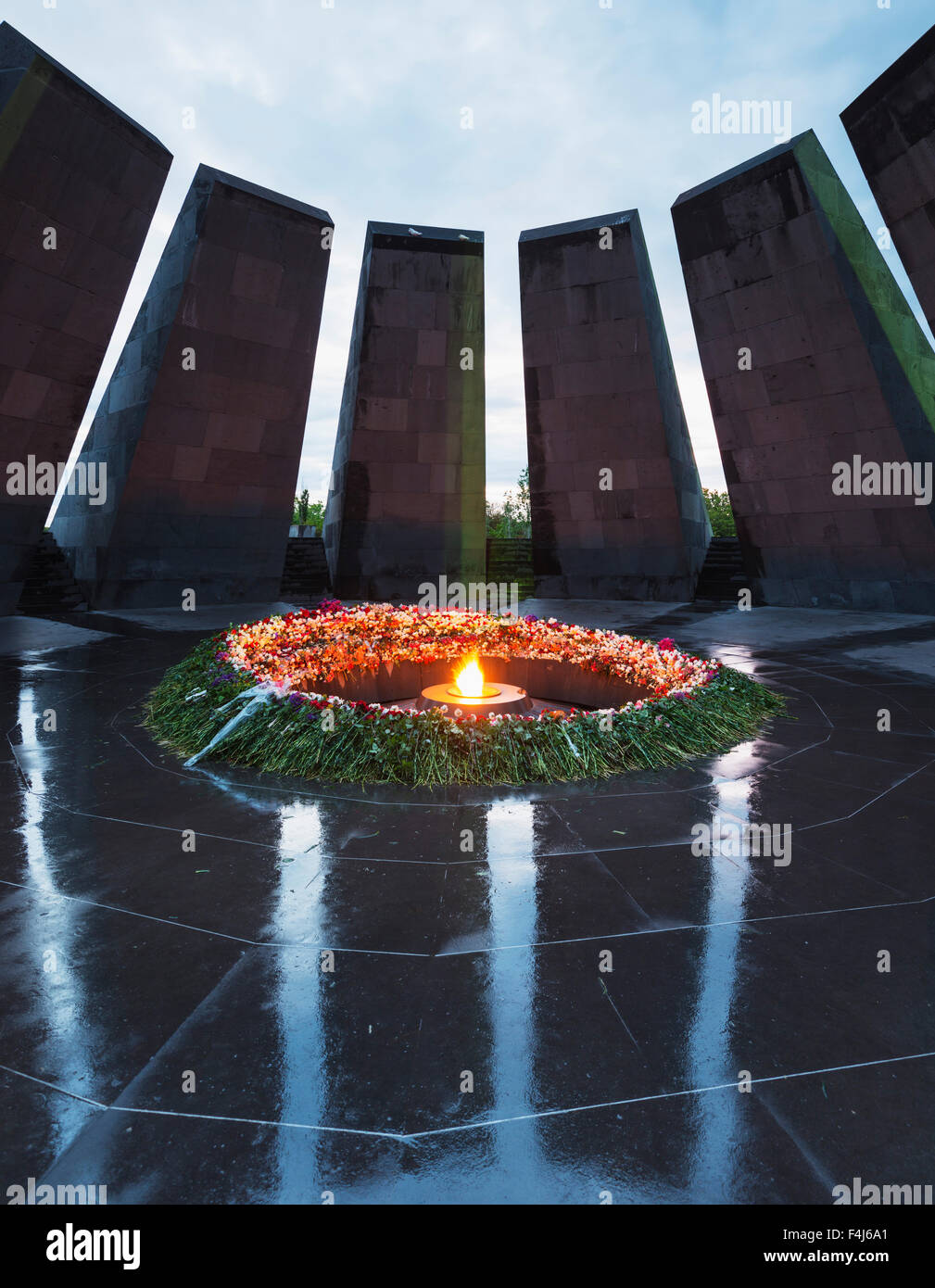 Genozid-Denkmal, Eriwan, Armenien, Caucasus Region, Zentral-Asien, Asien Stockfoto
