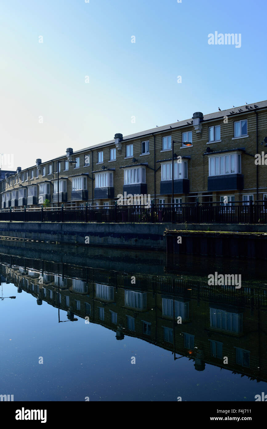 Regent es Canal, Limehouse, Tower Hamlets, East London, Vereinigtes Königreich Stockfoto