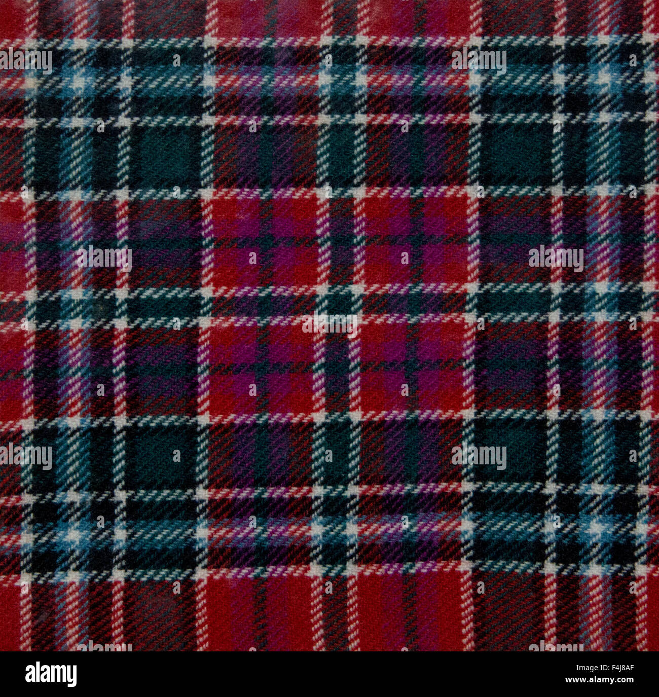 Das eigentliche Stück McBean Tartan, der den Mond gewesen ist und 1969 mit Astronaut Alan Bean, die landefähre Pilot auf Apollo 12. Stockfoto