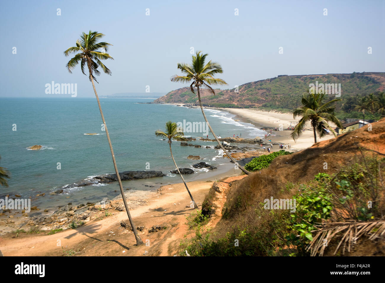 Der Strand am Indischen Ozean, Indien. Stockfoto