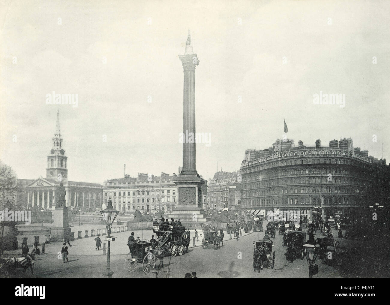 Trafalgar Square, London, UK Stockfoto