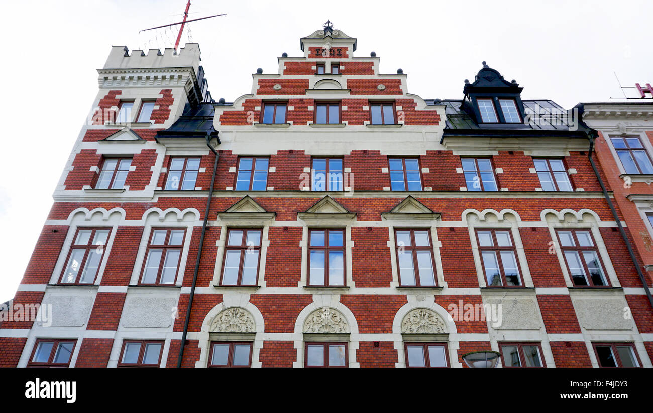 historische Gebäude in Stockholm, Schweden Stockfoto