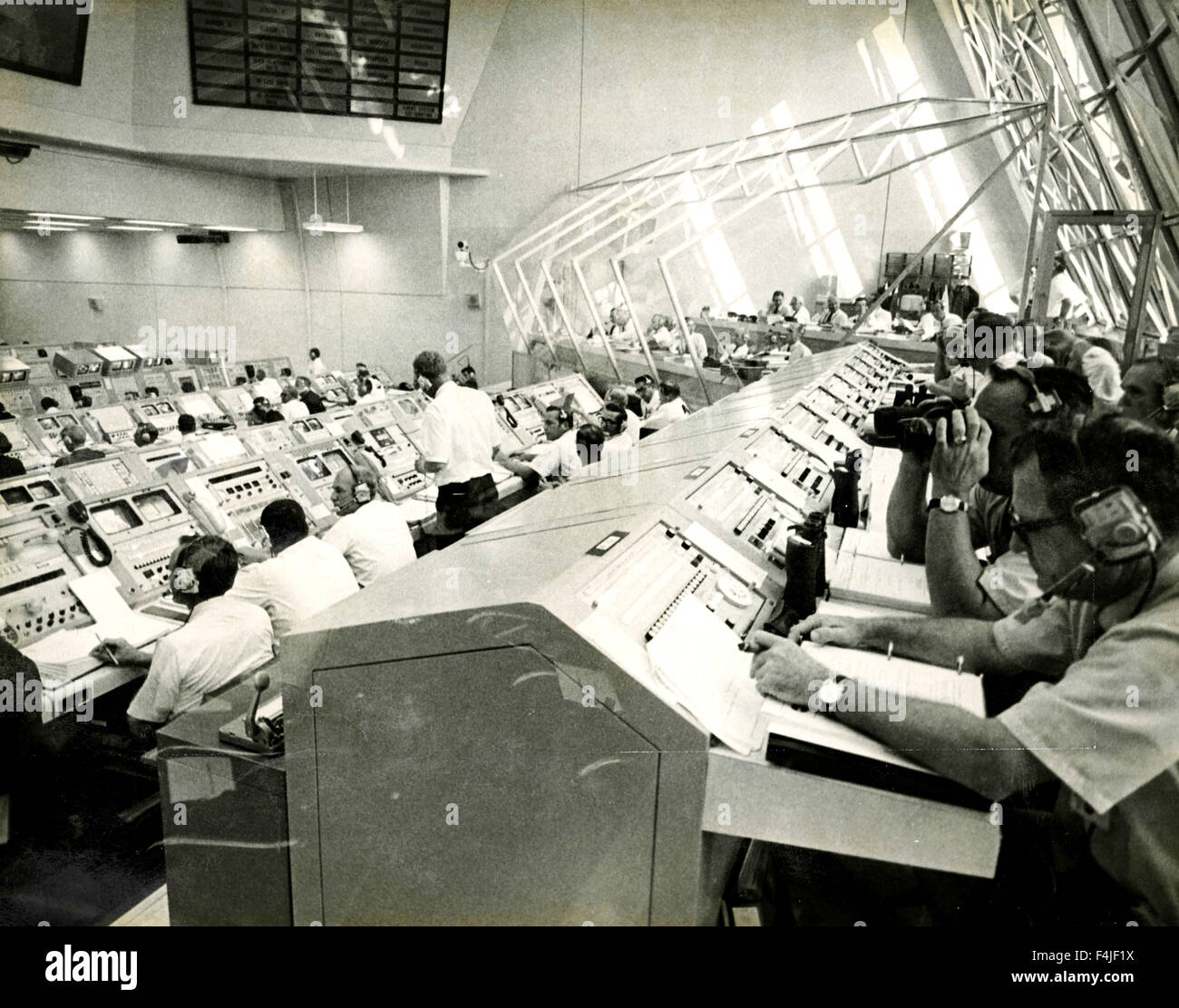 Apollo Platz Kontrollzentrum Stockfoto