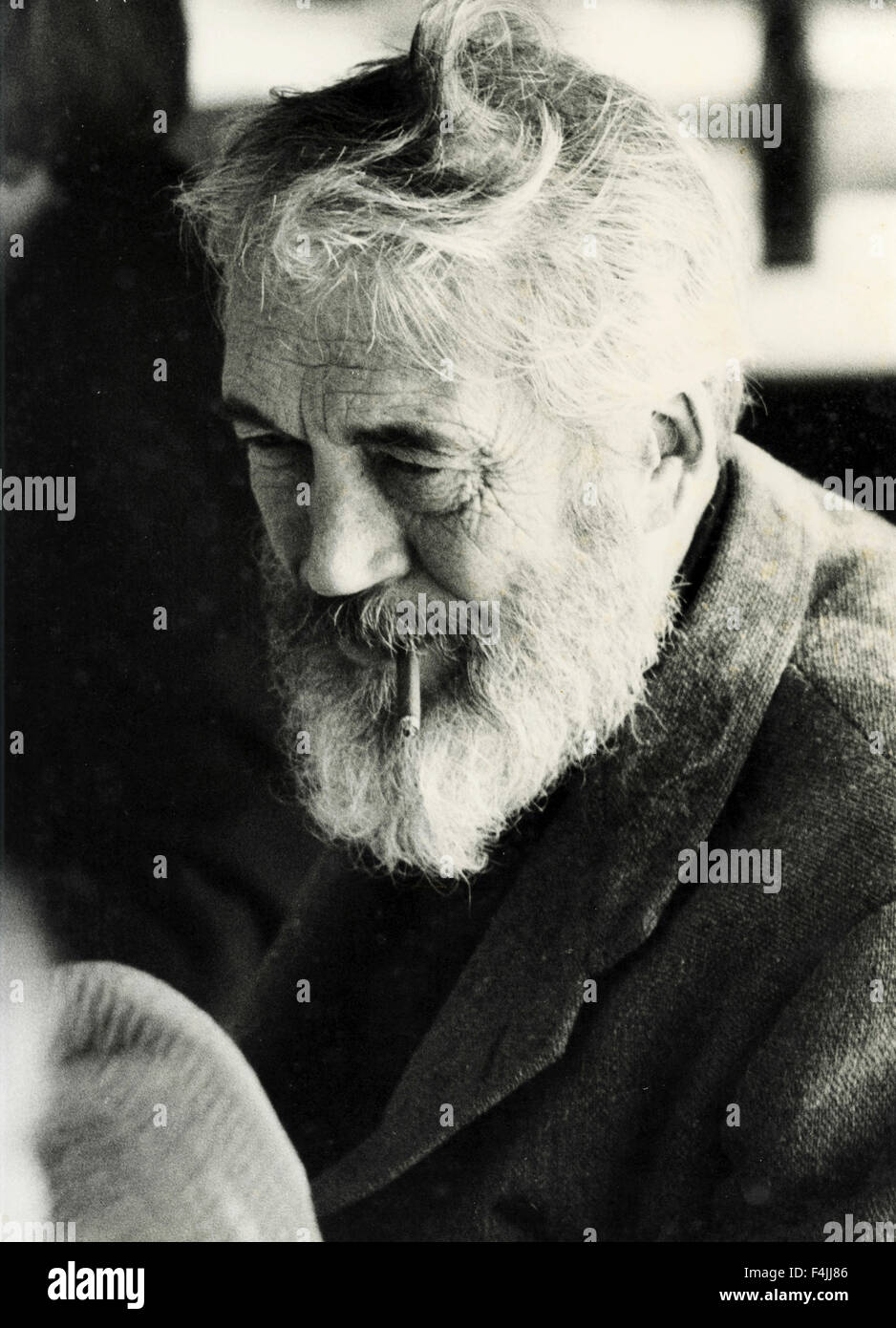 Für Trash Filme Berühmter Us Regisseur John US-amerikanischer Schauspieler und Regisseur John Huston als Noah in