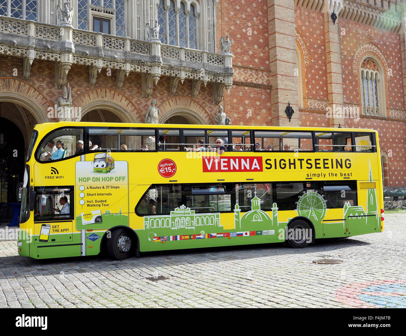 Wien Sightseeing-Bus, Wien, Österreich. Stockfoto