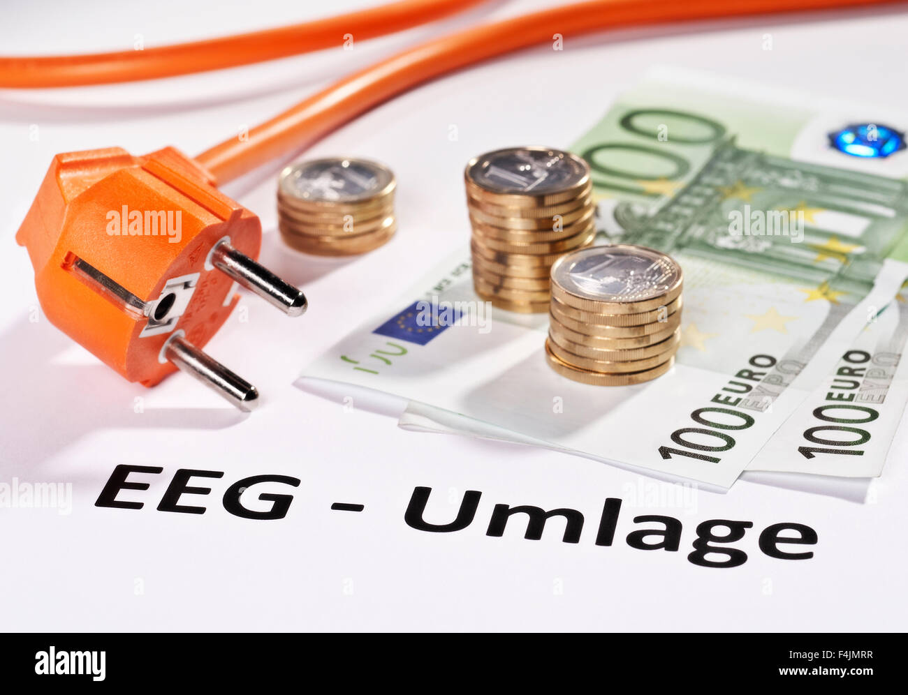 Symbolisches Bild EEG-Umlage Stockfoto