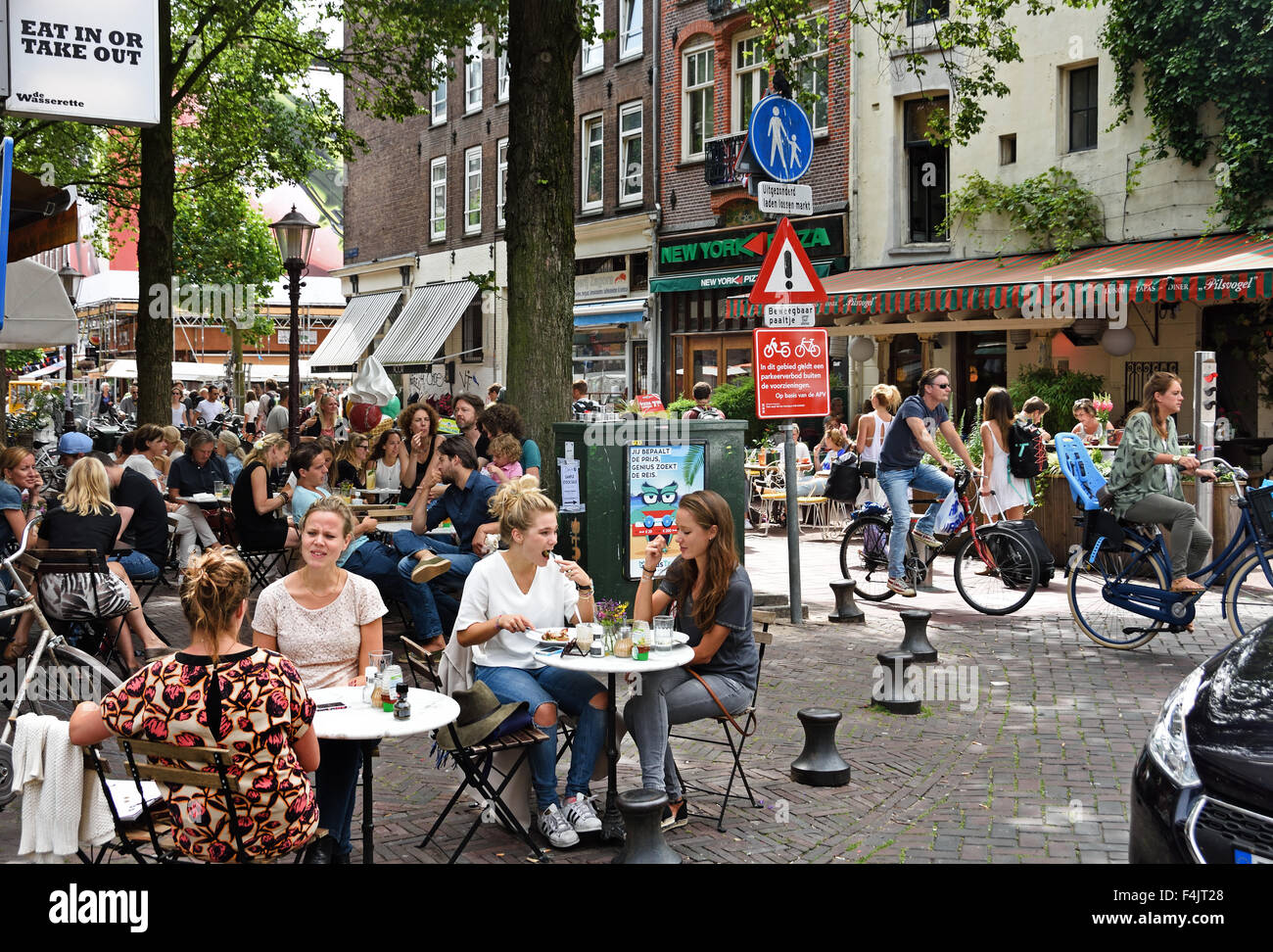 Bar-Pub Restaurant Amsterdam Albert Cuypstraat Cuyp Markt Niederlande Stockfoto