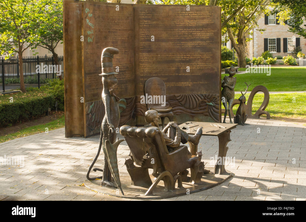 Dr. Seuss National Memorial Sculpture Garden MA Stockfoto