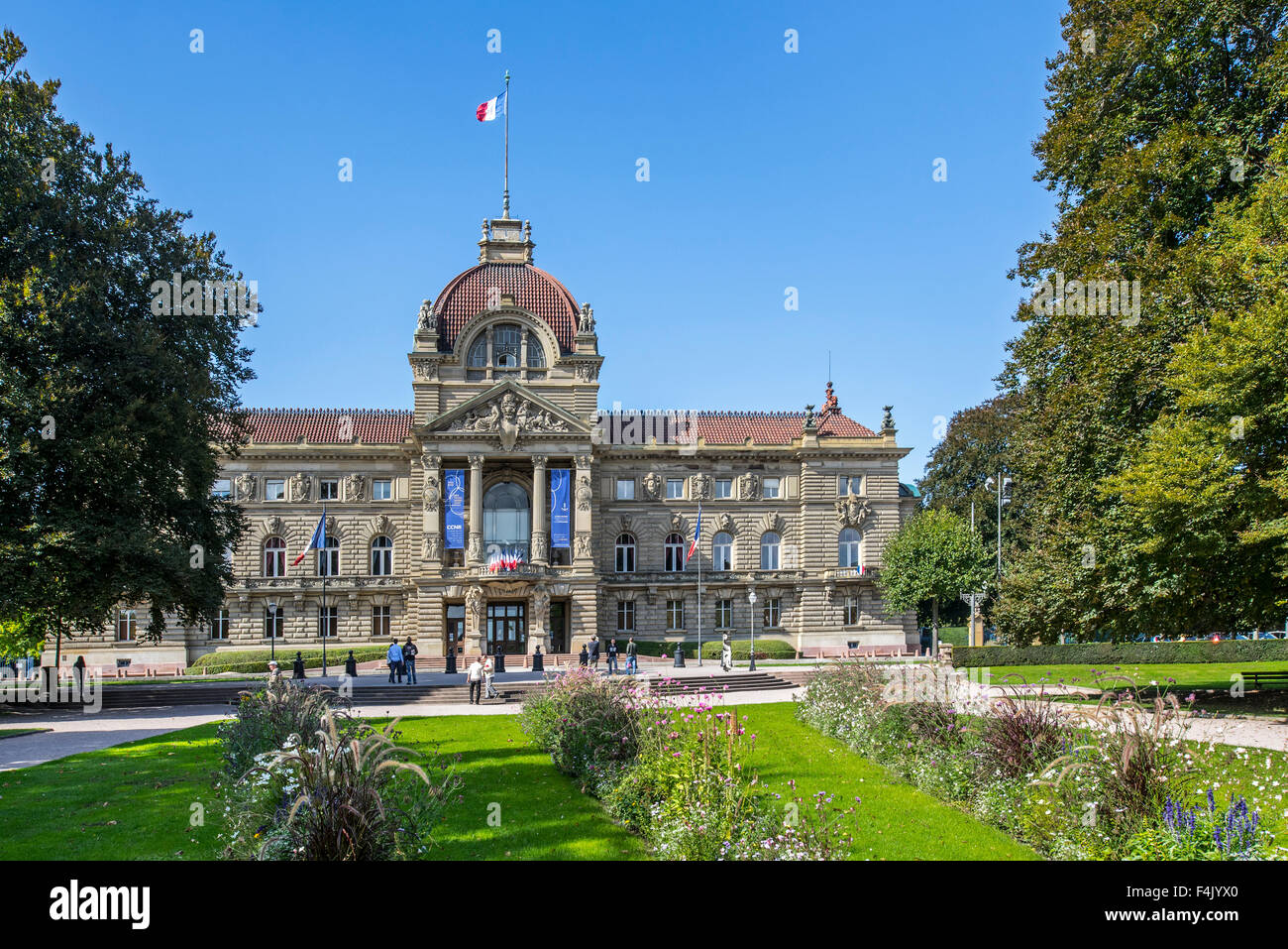 Palais du Rhin / Palast des Rheins am Platz Place De La République in Straßburg, Elsass, Frankreich Stockfoto