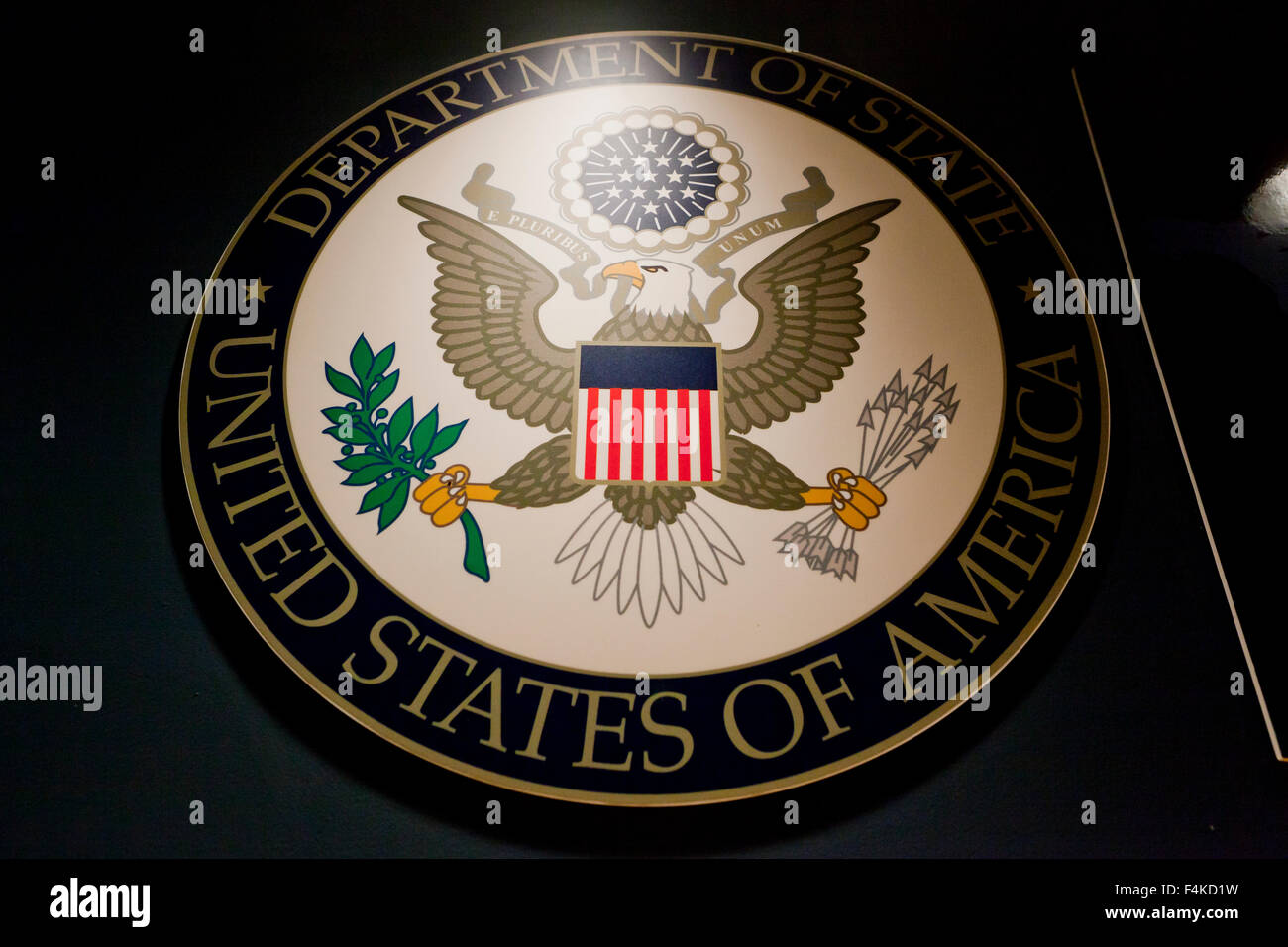US Department of State Dienstsiegel - USA Stockfoto