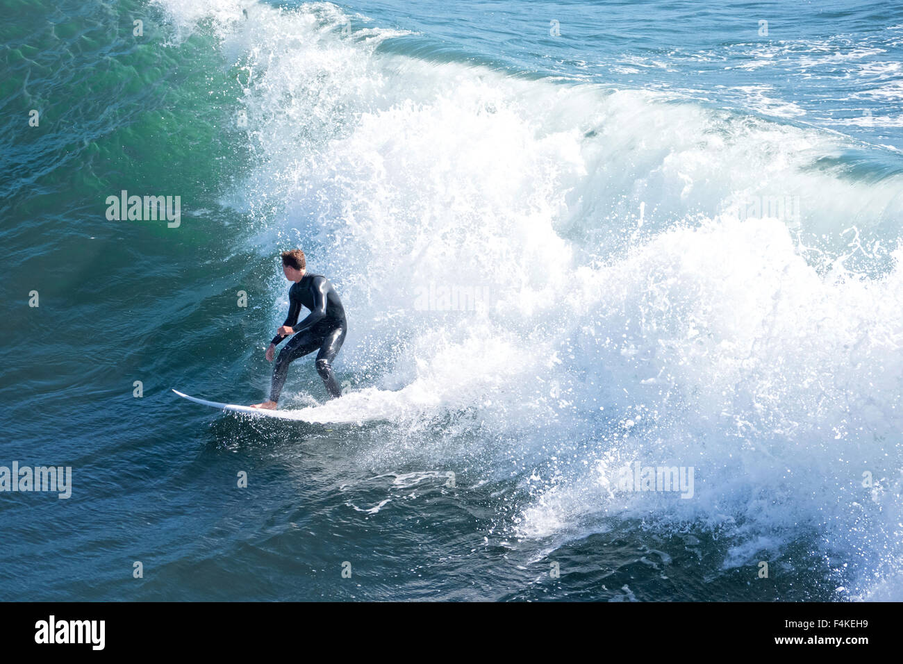 Surfer Santa Cruz Kalifornien USA Stockfoto