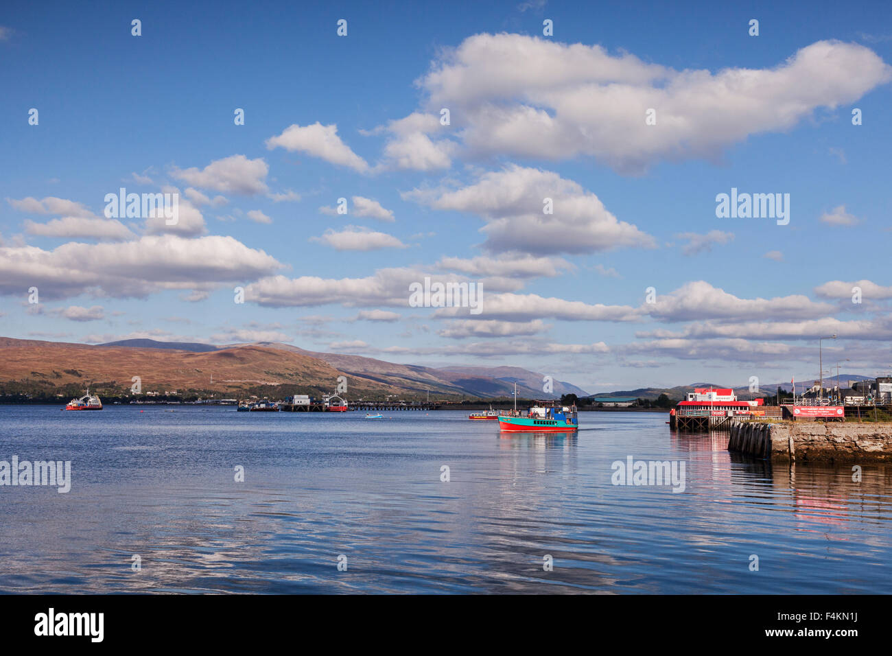Loch Linnhe, Fort William, Highland, Schottland, UK Stockfoto