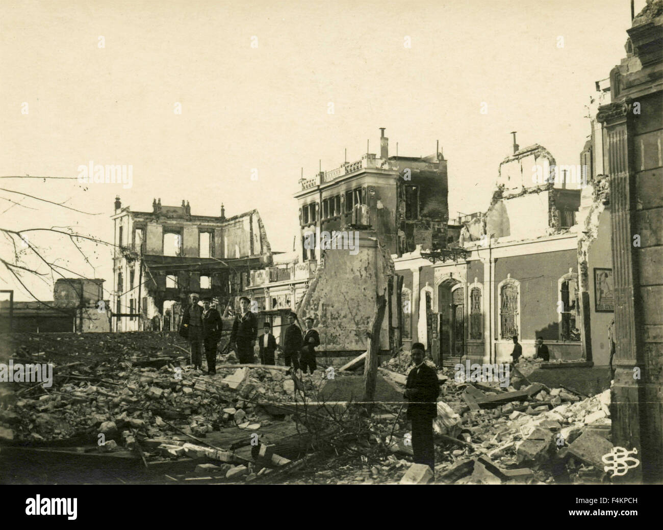 Das armenische Viertel, dem Widerstand gegen die Türken, Izmir, Türkei stattfand Stockfoto