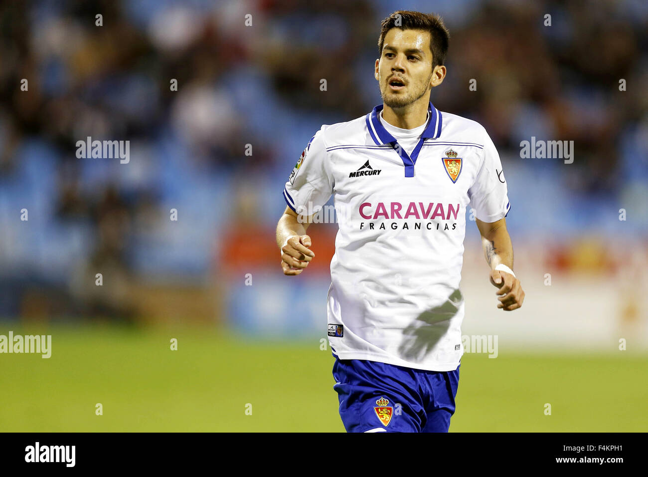 Zaragoza, Spanien. 15. Oktober 2015. Aria Jasuru Hasegawa (Zaragoza) Fußball: Copa del Rey 3. Runde match zwischen Real Saragossa 1-2 UE Llagostera im Estadio De La Romareda in Zaragoza, Spanien. © Mutsu Kawamori/AFLO/Alamy Live-Nachrichten Stockfoto