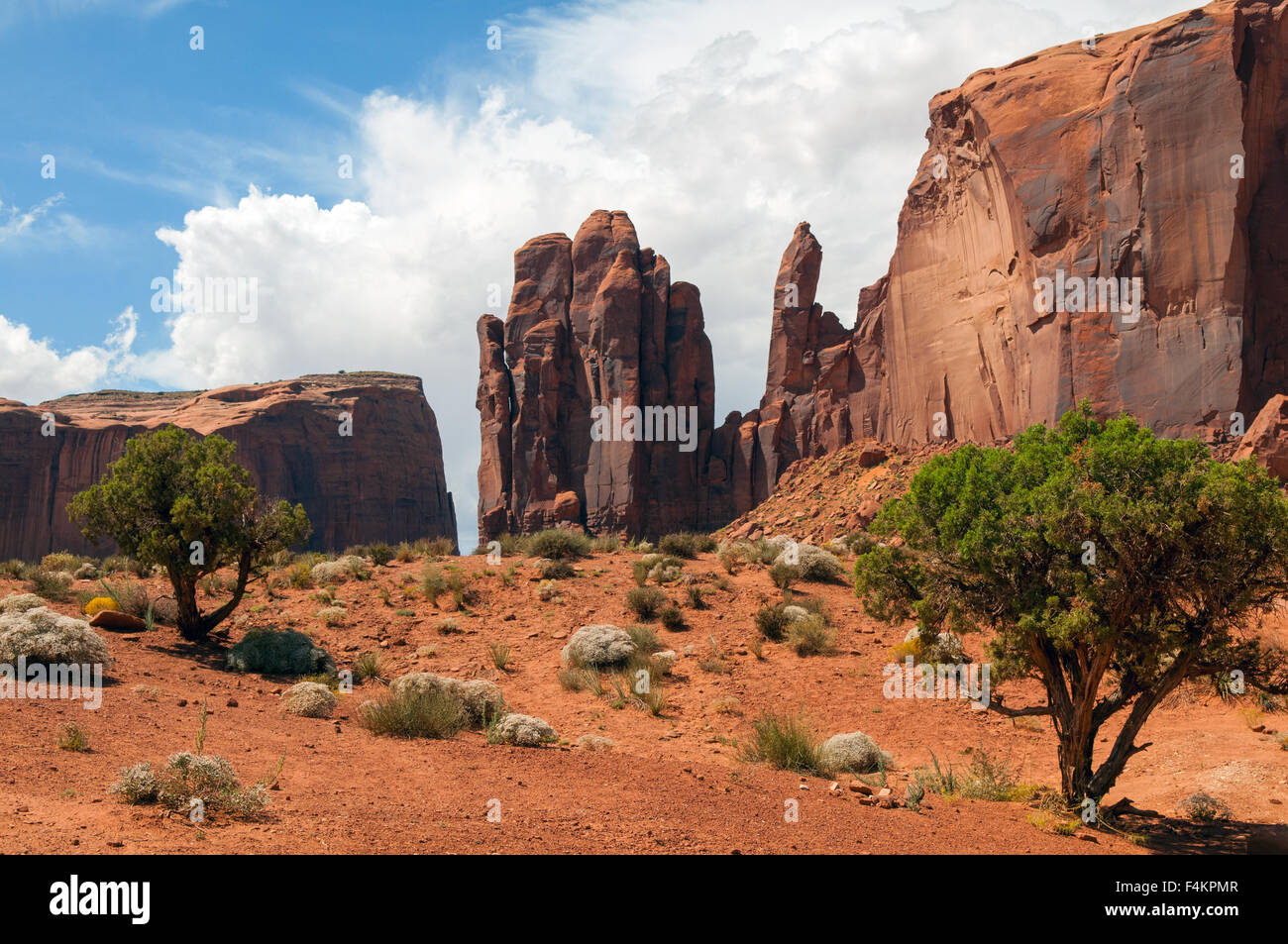 Regen-Gott-Mesa, Monument Valley, Arizona, USA Stockfoto