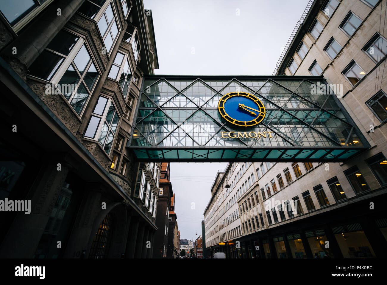 Vognmagergade in Kopenhagen, Dänemark. Stockfoto