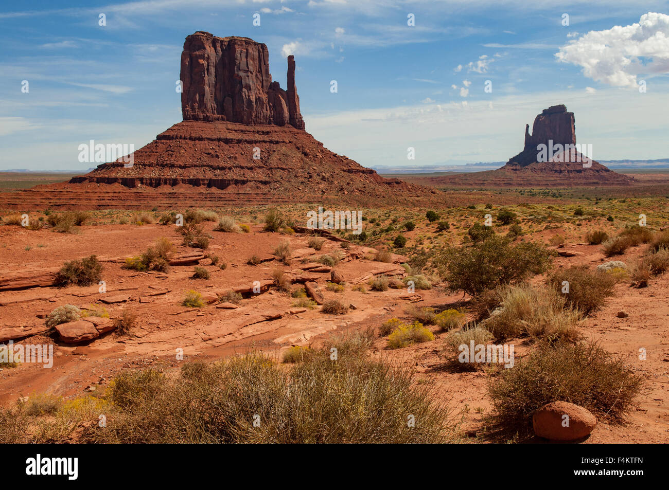 Die Handschuhe, Monument Valley, Arizona, USA Stockfoto