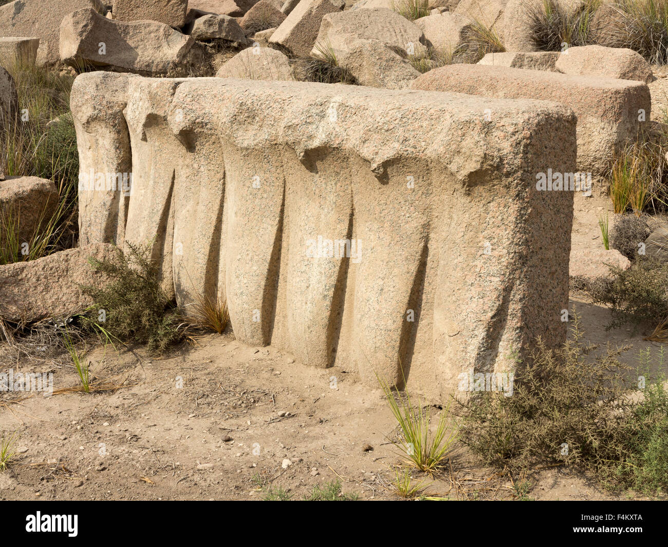 Dem Gelände des alten Bast, sagen, Basta, klassische Bubastis südöstlich von Zagazig im Nil-Delta, Ägypten Stockfoto