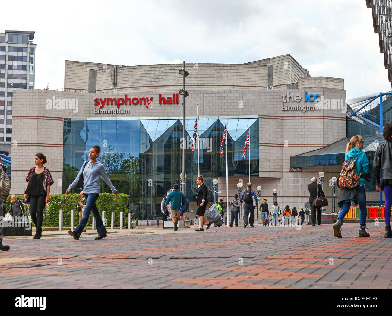 Symphony Hall und International Convention Centre Konzerthalle in Birmingham West Midlands England UK Stockfoto