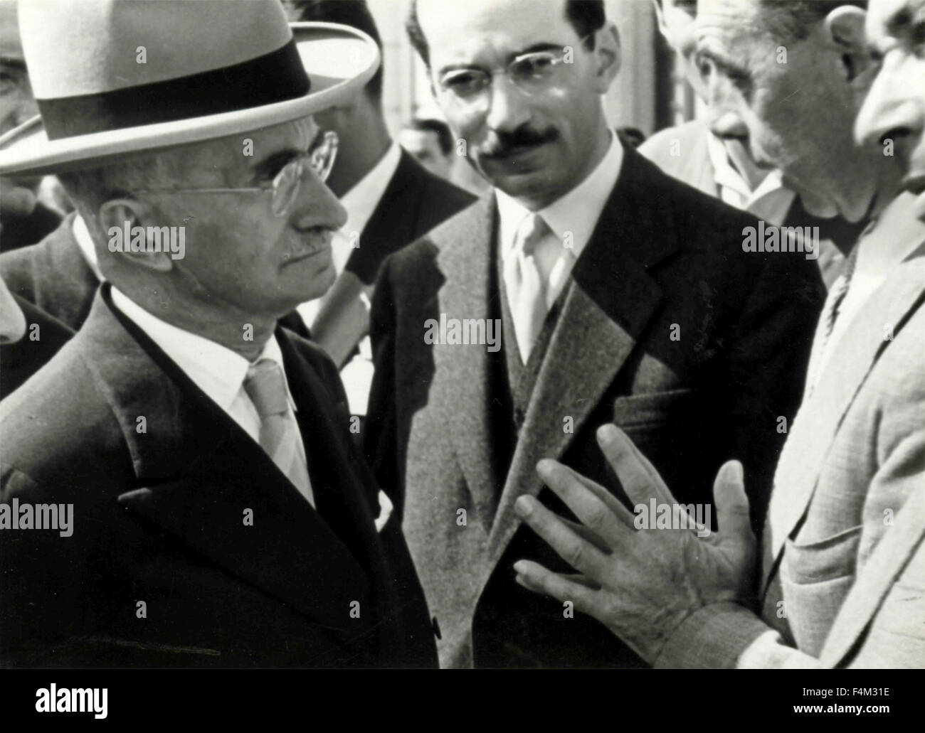 Der italienische Staatspräsident Luigi Einaudi Stockfoto