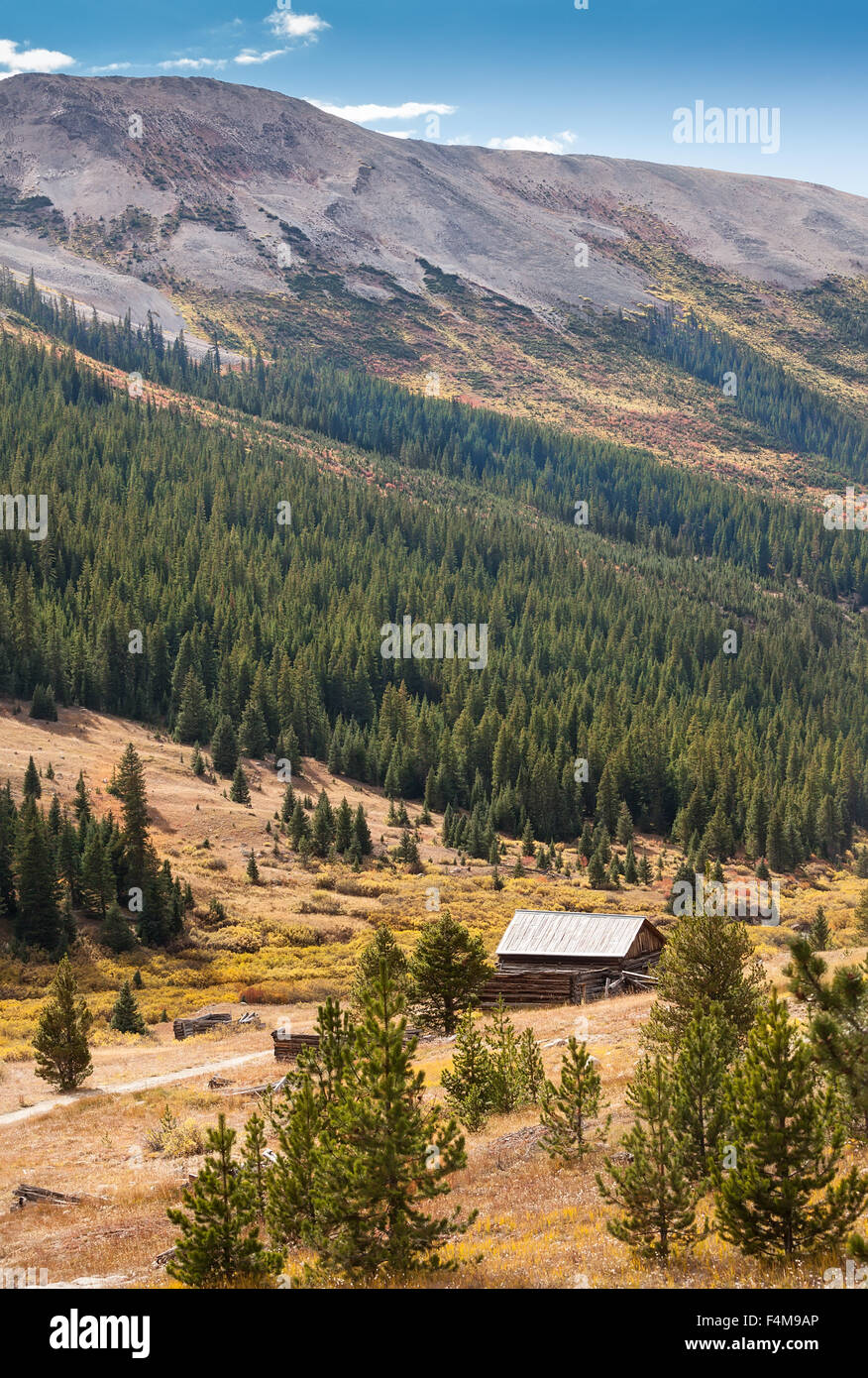 Malerische Landschaft des Kolorados Berge und Täler. Stockfoto