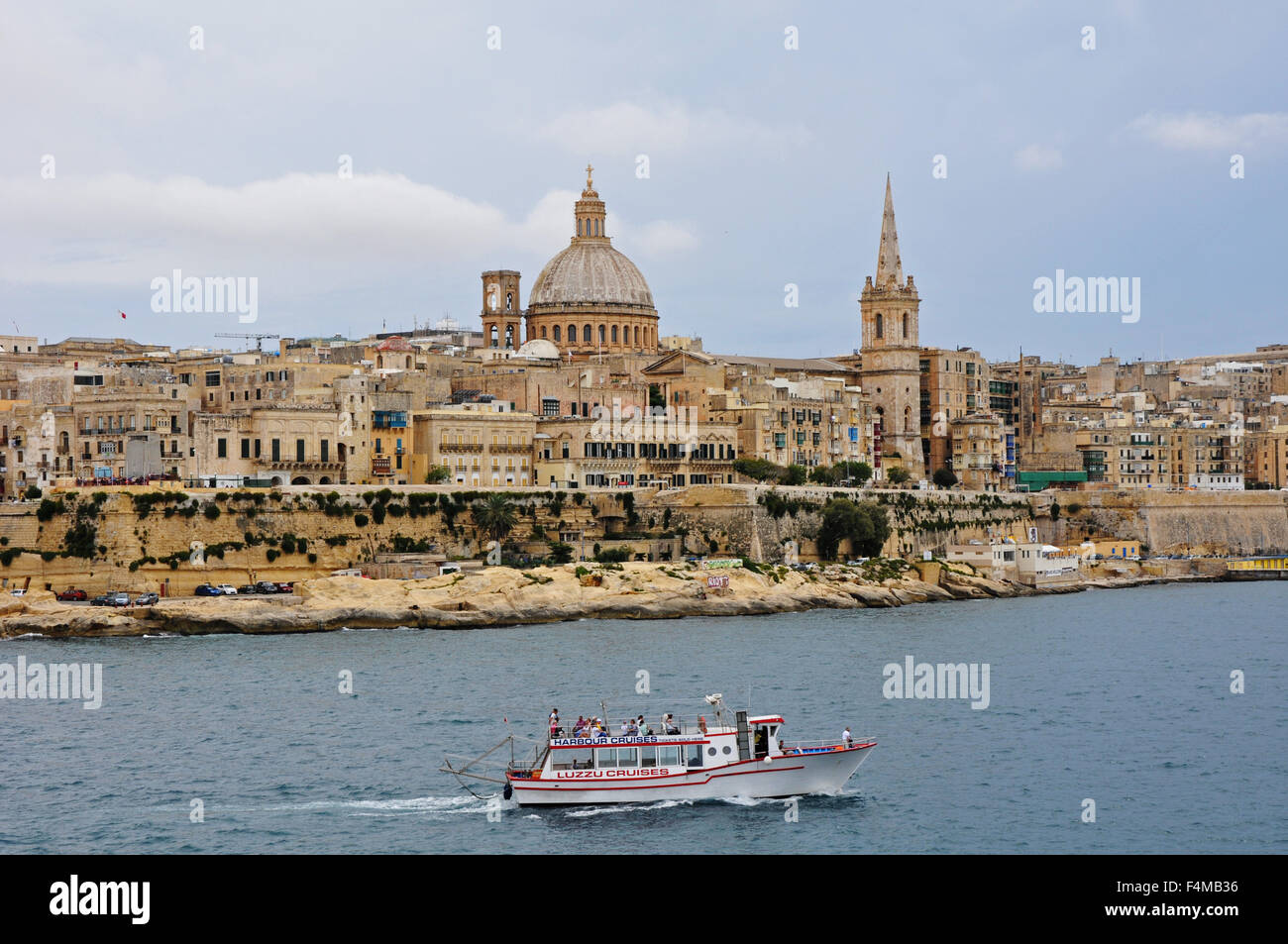 Blick auf Malta Stockfoto