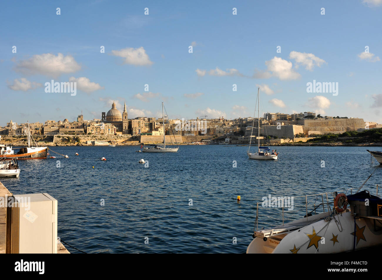 Blick auf Malta Stockfoto