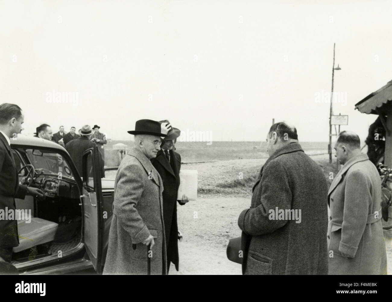 Der italienische Staatspräsident Luigi Einaudi Stockfoto