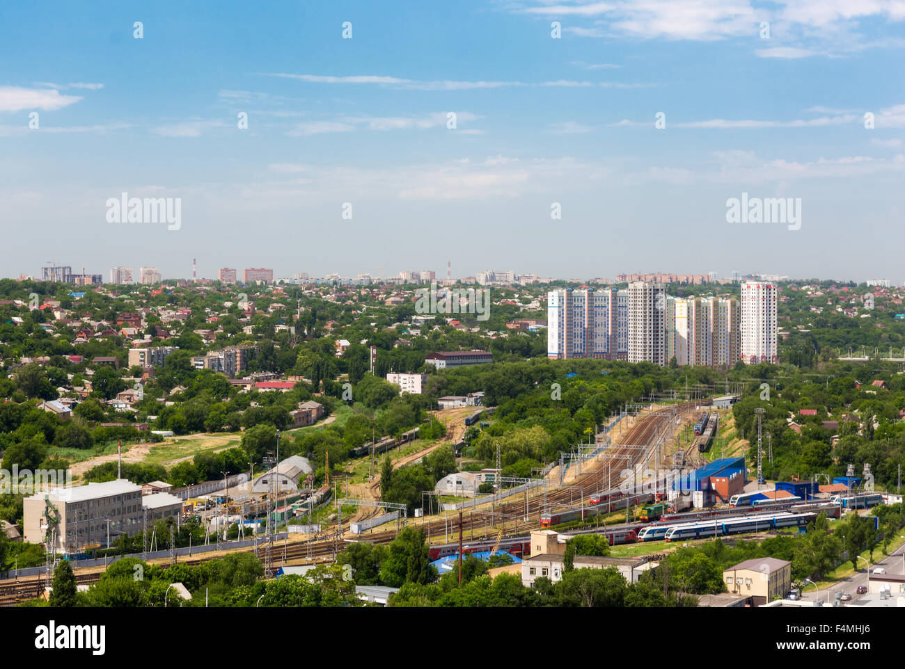Sububrs von Rostow am Don, Russland Stockfoto