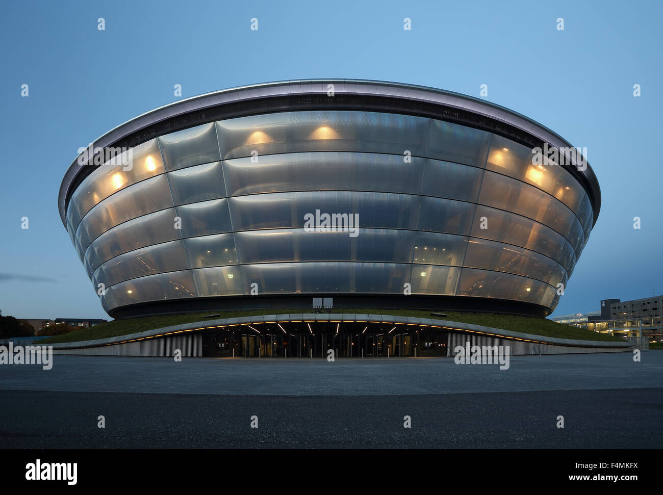 Glasgow SSE Hydro einen späten Nachmittag Stockfoto