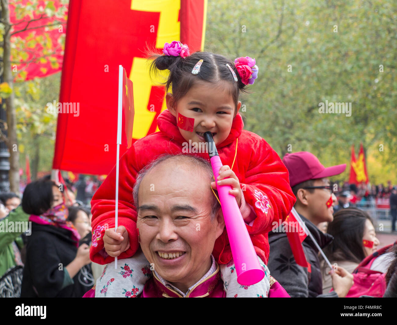 London, UK. 20. Oktober 2015. Präsident Xi Jinping Staatsbesuch in Großbritannien, London, UK Credit: nick Moore/Alamy live-Nachrichten Stockfoto