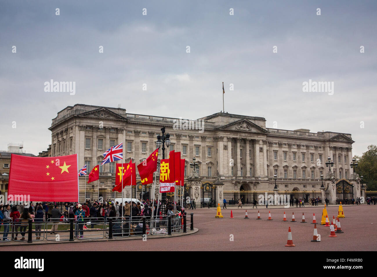 London, UK. 20. Oktober 2015. Präsident Xi Jinping Staatsbesuch in Großbritannien, London, UK Credit: nick Moore/Alamy live-Nachrichten Stockfoto