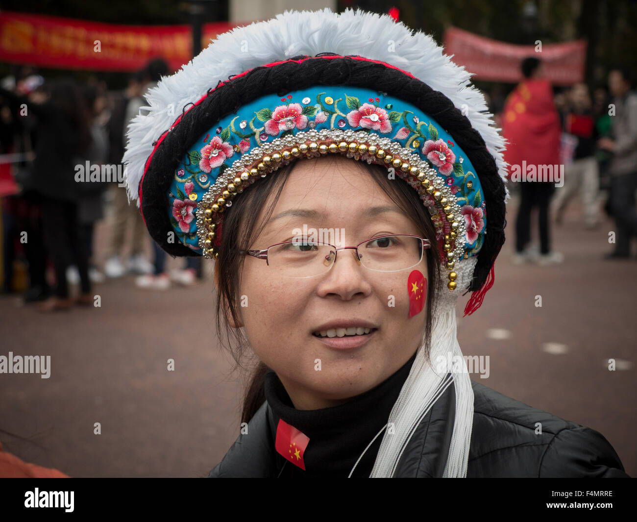 London, UK. 20. Oktober 2015. Präsident Xi Jinping Staatsbesuch in Großbritannien, London, UK Credit: nick Moore/Alamy live-Nachrichten Stockfoto