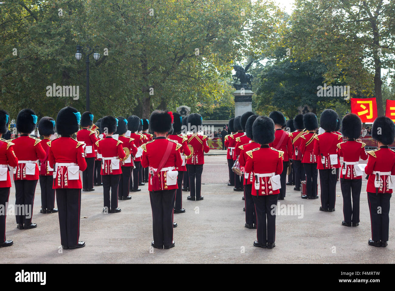London, UK. 20. Oktober 2015. Präsident Xi Jinping Staatsbesuch in Großbritannien, London, UK Credit: nick Moore/Alamy live-Nachrichten Stockfoto