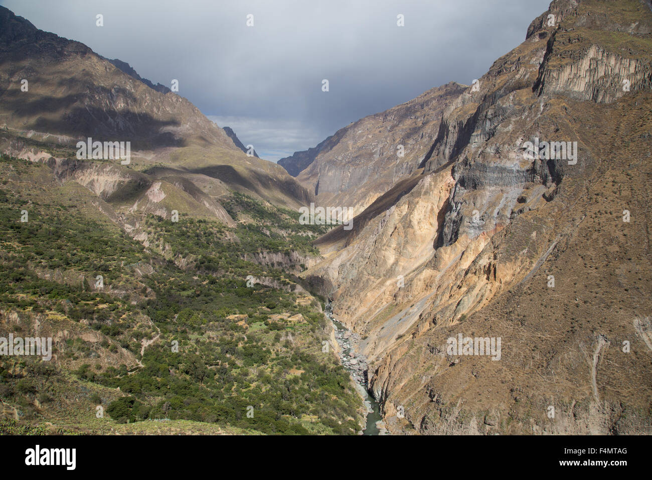 Colca Canyon Blick Stockfoto