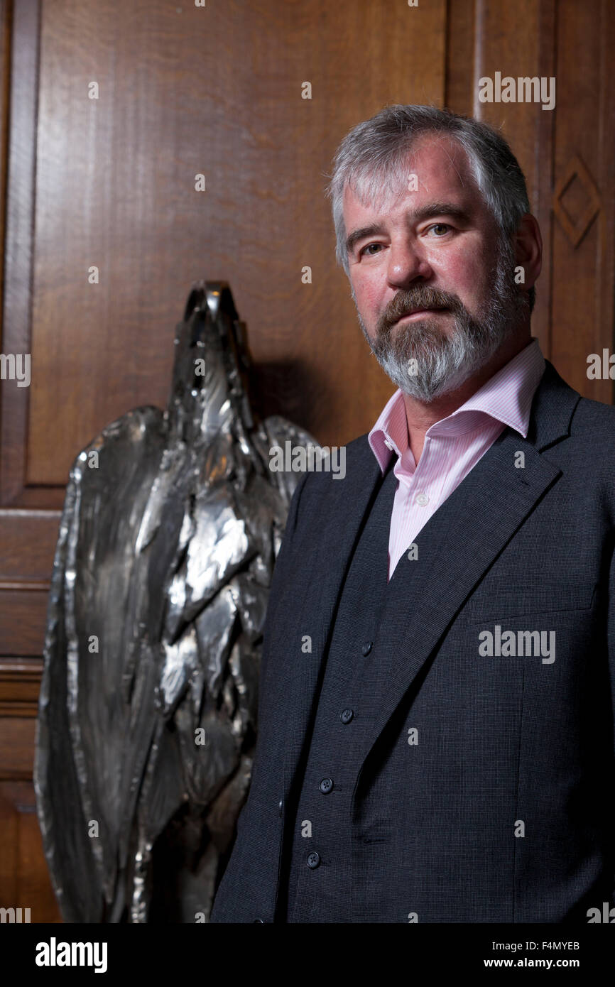 Robert Fabbri, der Schweizer Schriftsteller auf der Summerhall historische Fiktion Festival 2015. Edinburgh, Schottland. 24. April 2015 Stockfoto