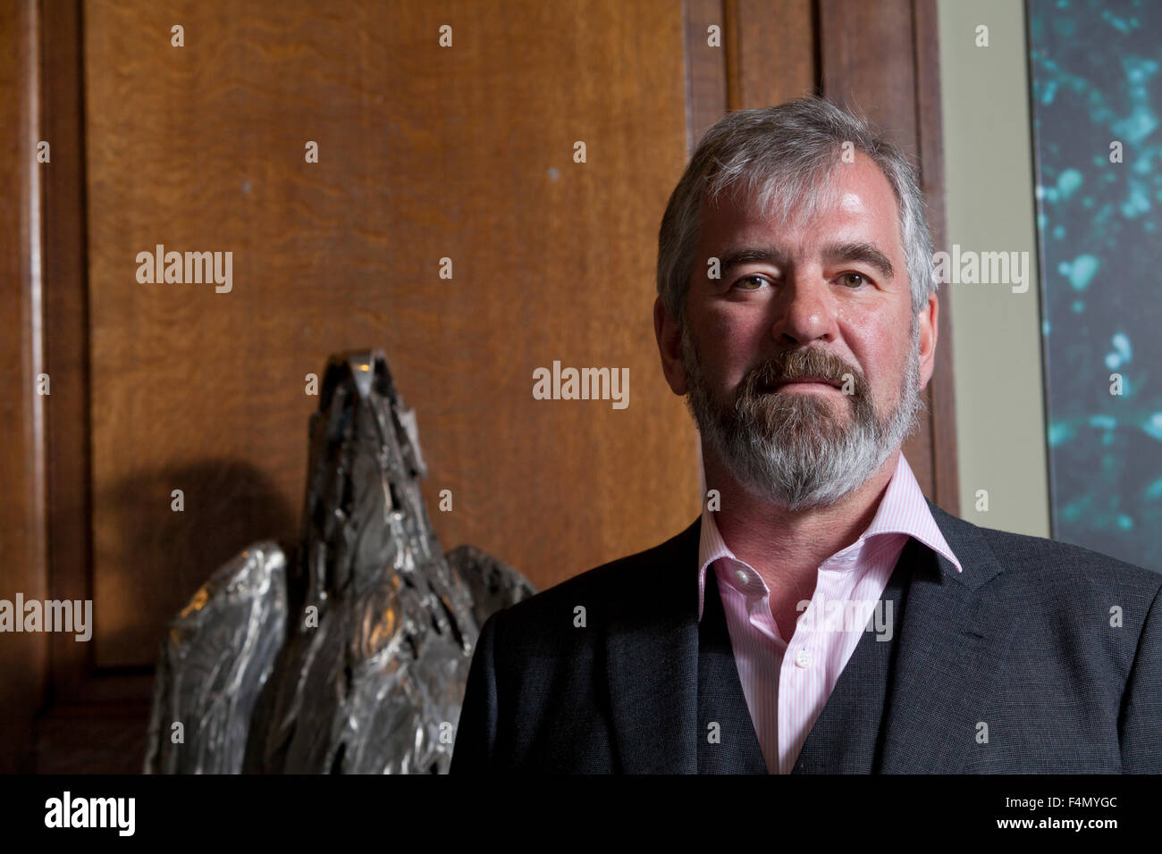 Robert Fabbri, der Schweizer Schriftsteller auf der Summerhall historische Fiktion Festival 2015. Edinburgh, Schottland. 24. April 2015 Stockfoto