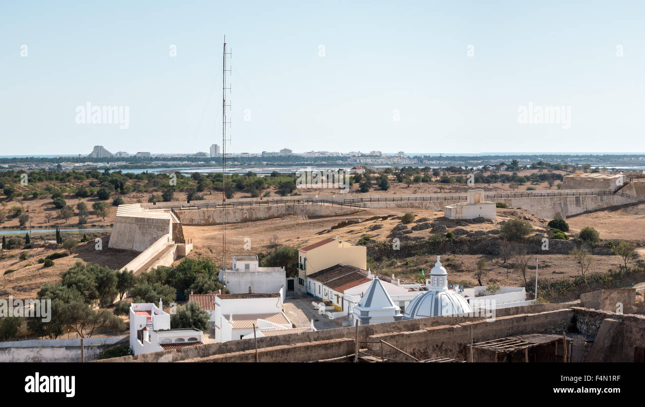 Forte de Sao Sebastiao in der alten Stadt von Castro Marim, Algarve, Portugal Stockfoto