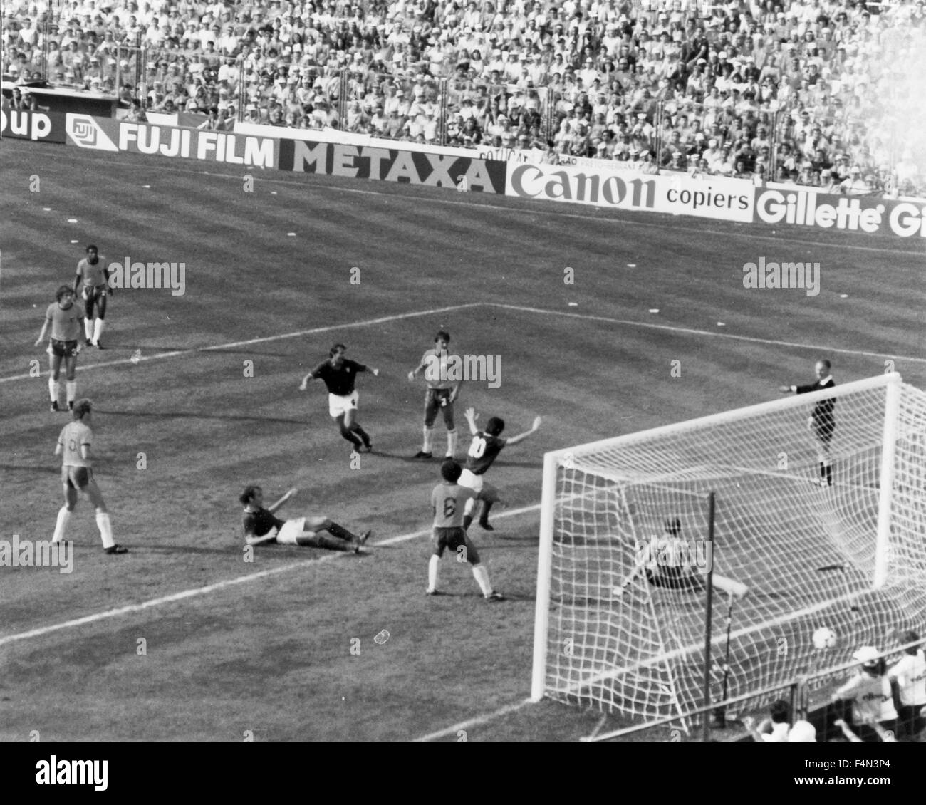 Italien-Brasilien WM 1982 Stockfoto