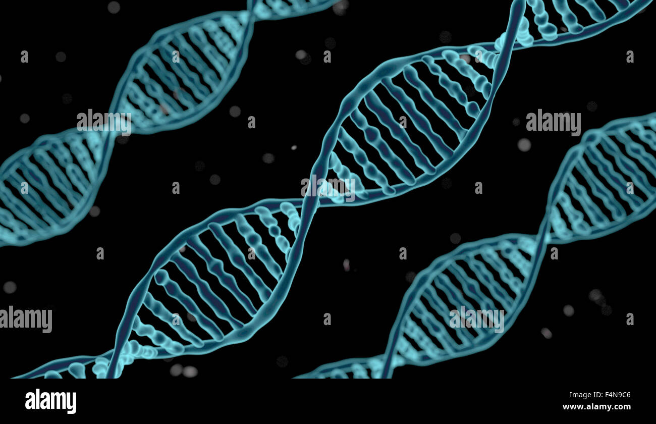 DNA-Molekül Stockfoto