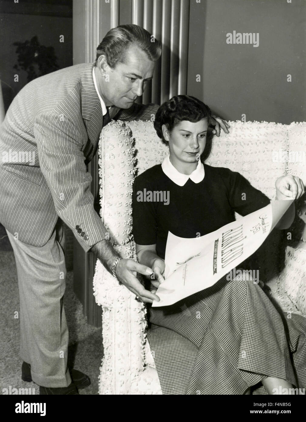 US-amerikanischer Schauspieler Alan Ladd Stockfoto