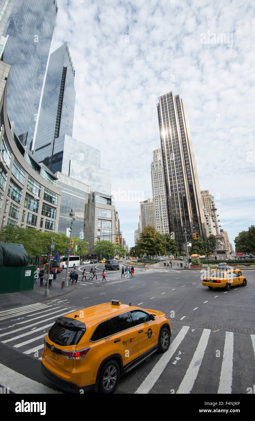 Columbus Circle, New York City USA Stockfoto