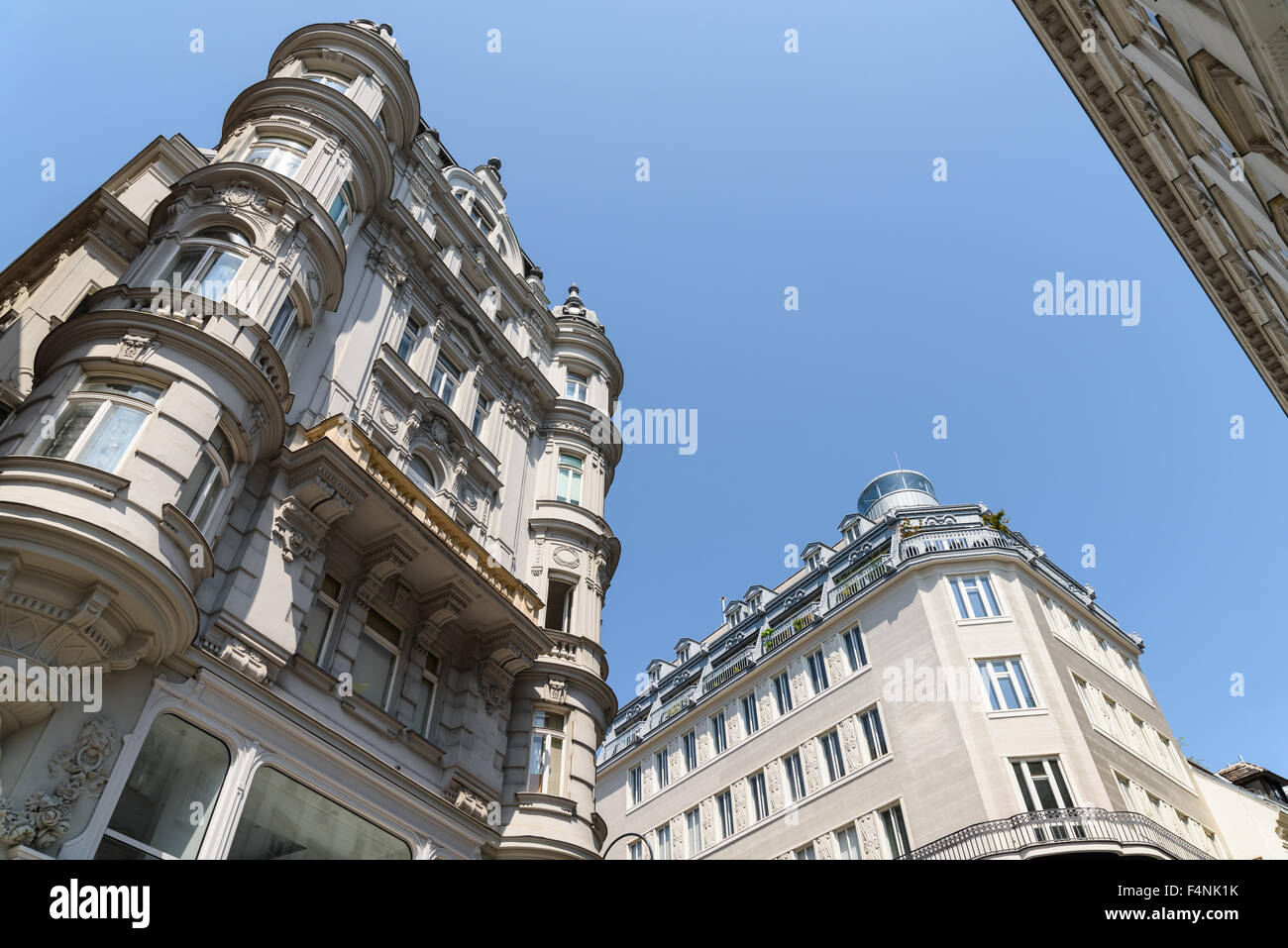 Vintage Architektur In Wien, Österreich Stockfoto