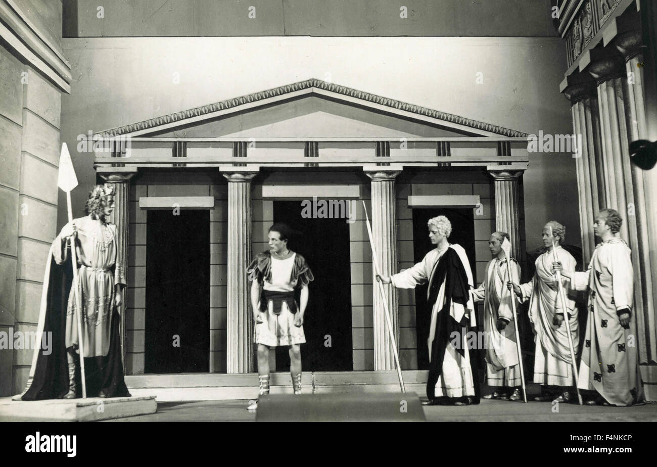 Antike römische theater Stockfoto