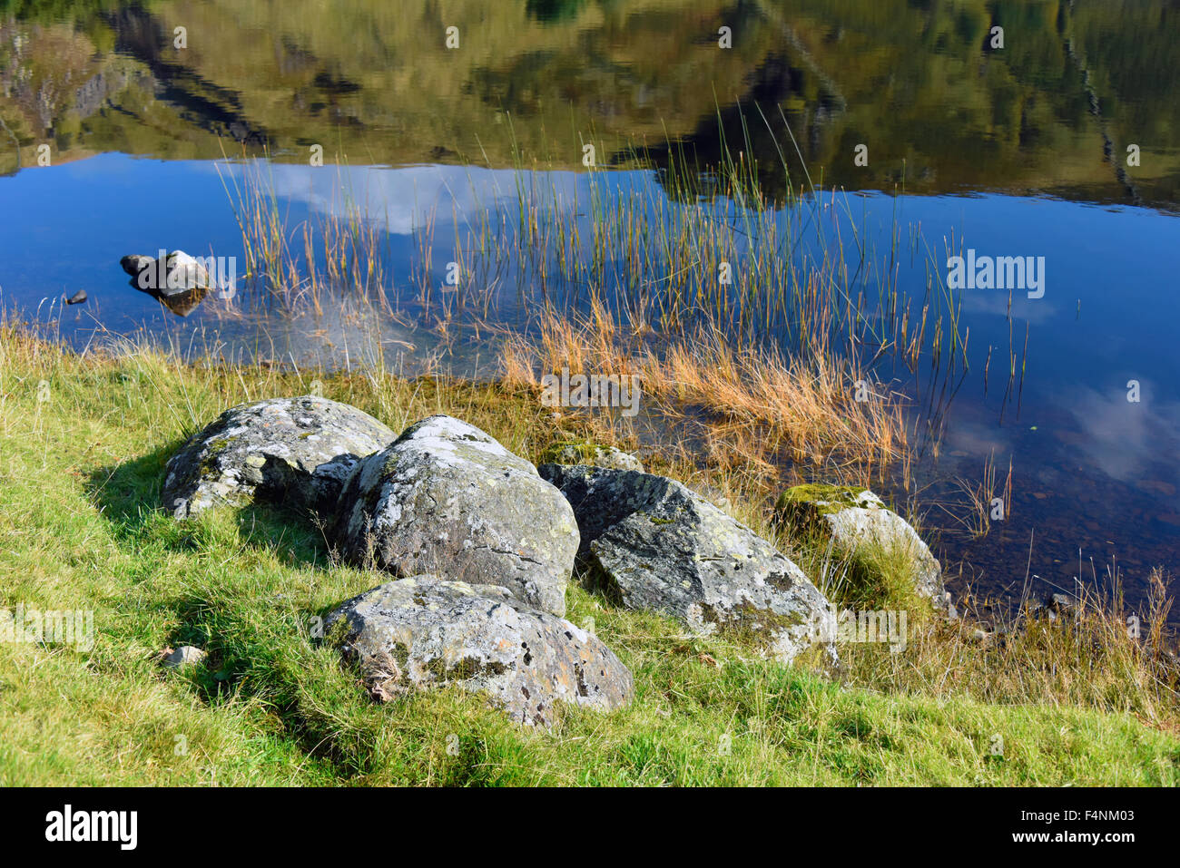 Watendlath Tarn. Watendlath, Lake District National Park, Cumbria, England, Vereinigtes Königreich, Europa. Stockfoto