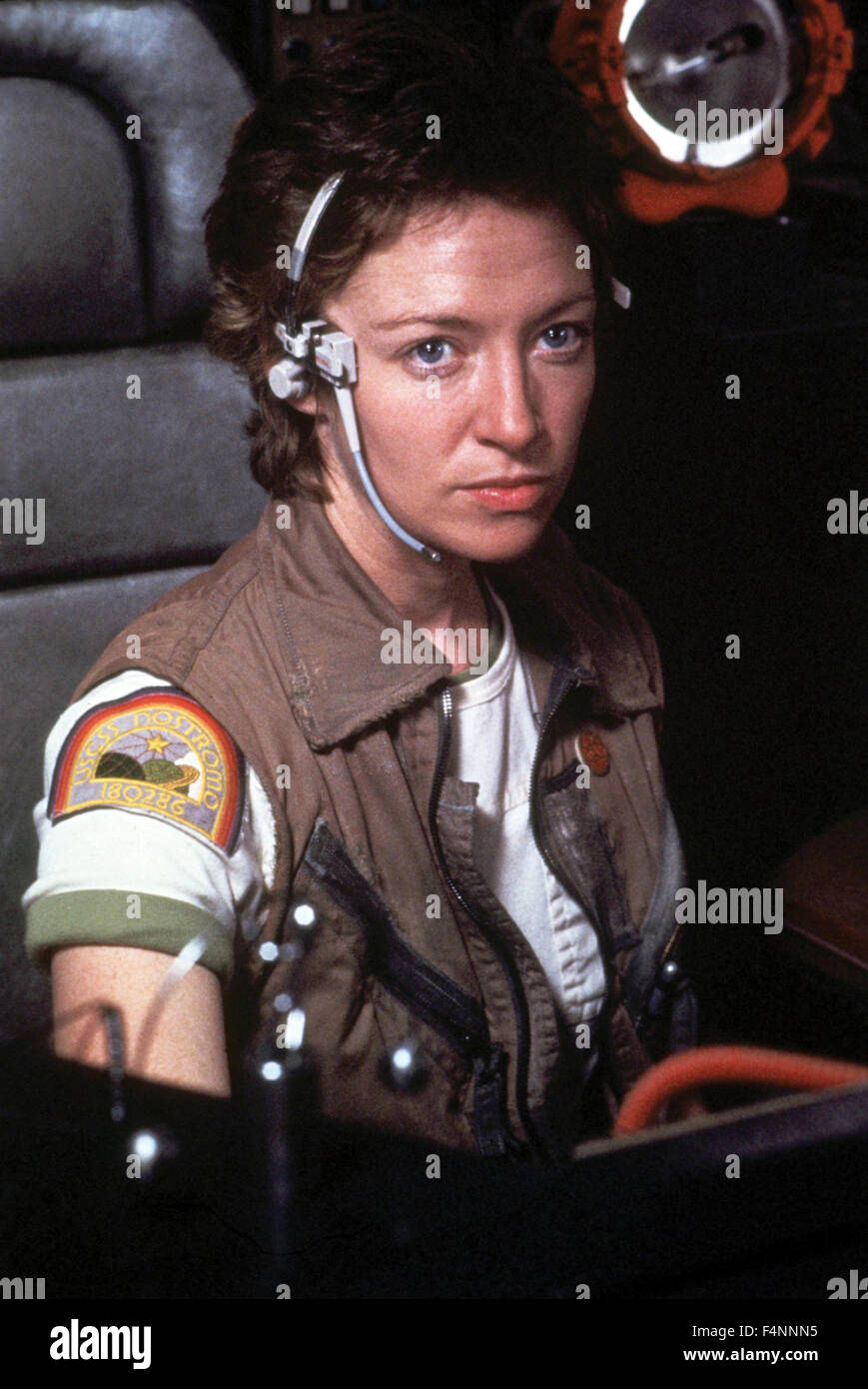 Alien ist ein 1979 Science-Fiction-Horror-Film unter der Regie von Ridley Scott und starring Tom Skerritt, Sigourney Weaver, Veronica Cartwright, Harry Dean Stanton, John Hurt, Ian Holm und Yaphet Kotto. Stockfoto
