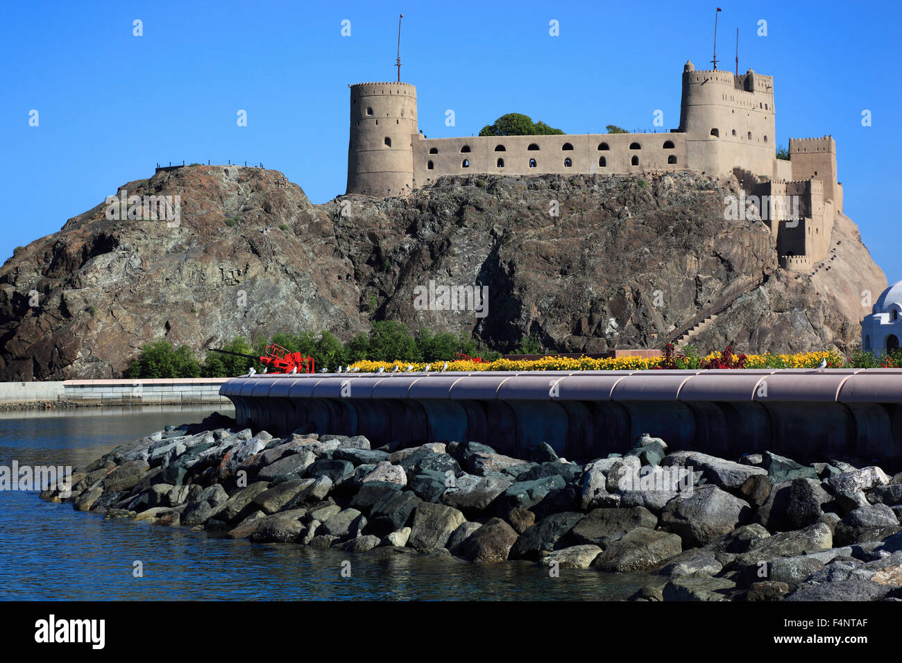 Entfernt Jalali, Muscat, Oman Stockfoto