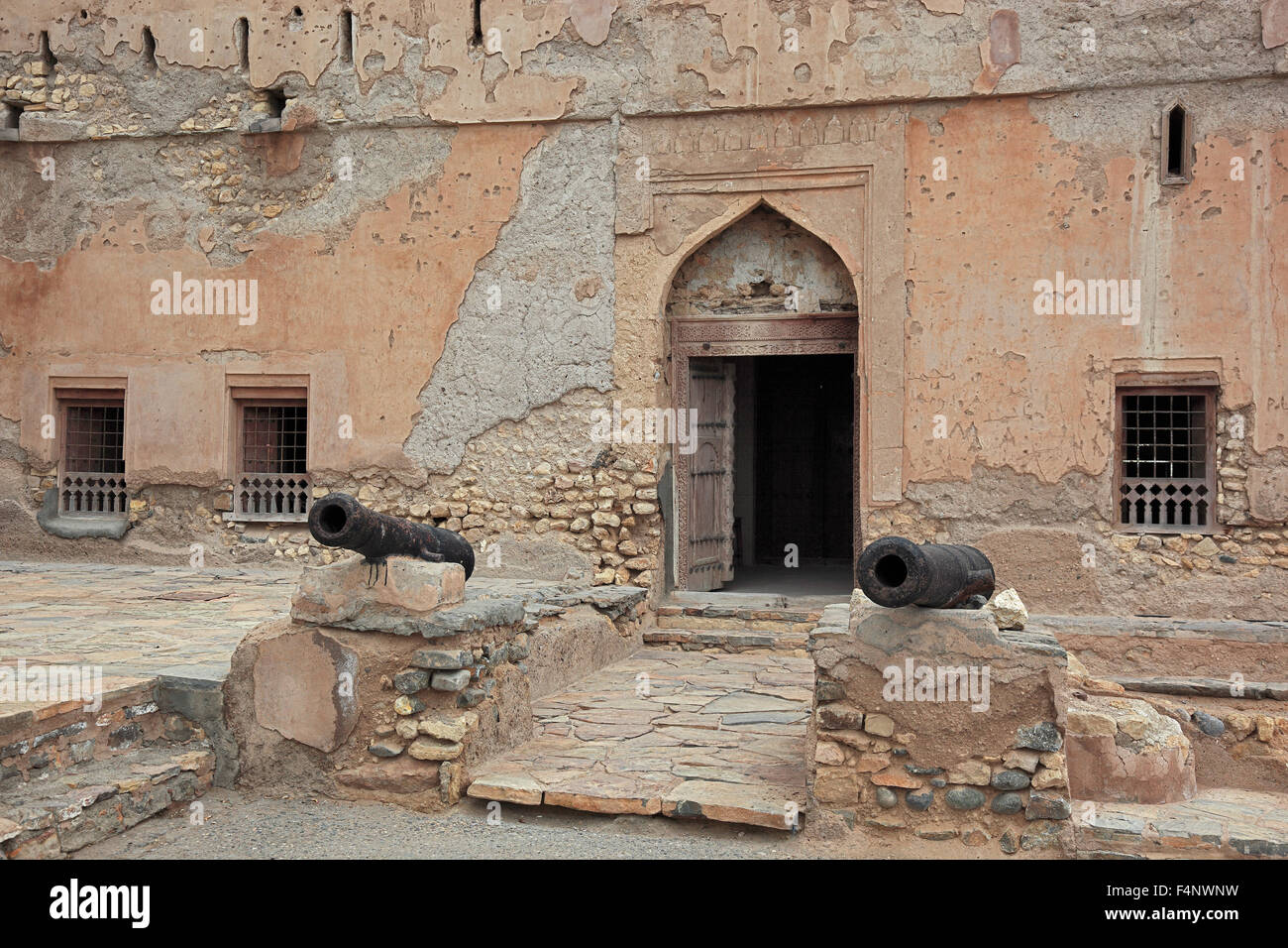 Weg von Qurayyat, Oman Stockfoto